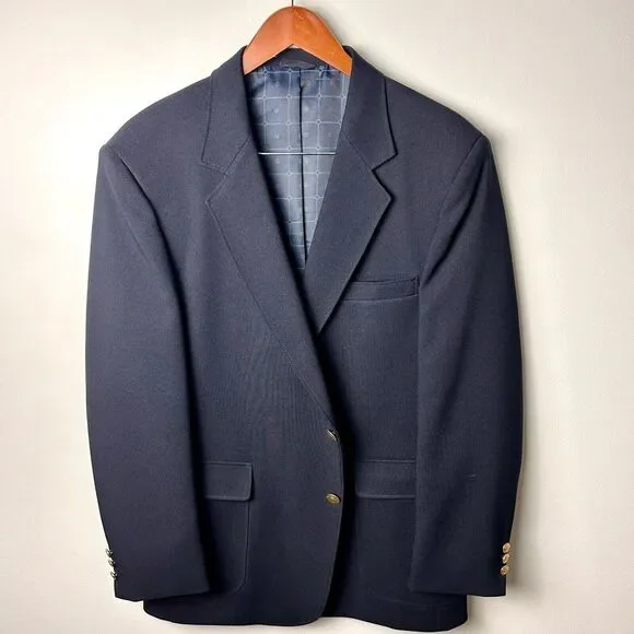 Perma-Prest Classic  Suit Jacket Size‎ 44R - Picture 2 of 6